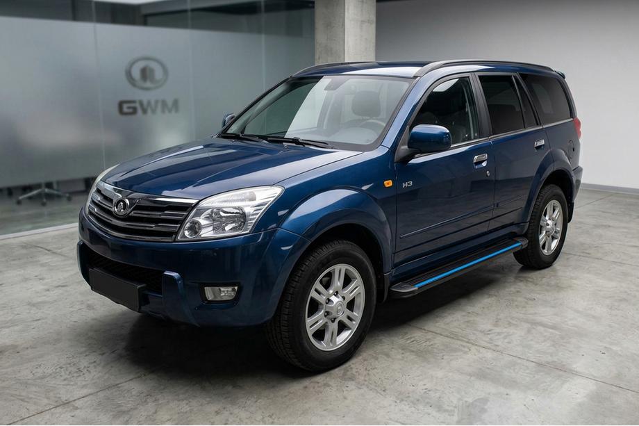 GreatWall Haval/Hover H3 2005–2013 Maya Blue sivuaskelmat (2 kpl, alumiini) Image