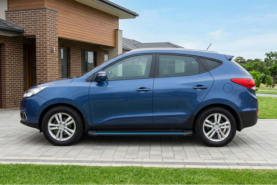 Hyundai IX-35 2010–2015 Maya Blue sivuaskelmat (2 kpl, alumiini) Image