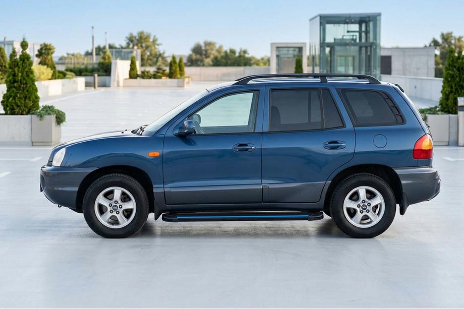 Hyundai Santa Fe 1 2000–2006 Maya Blue sivuaskelmat (2 kpl, alumiini) Image