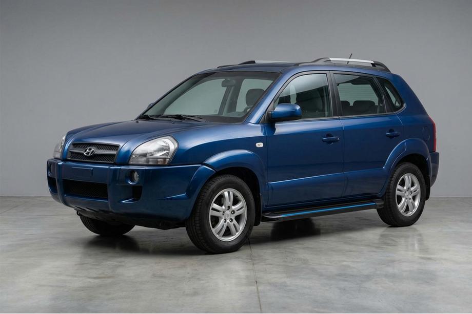 Hyundai Tucson JM 2004– Maya Blue sivuaskelmat (2 kpl, alumiini) Image