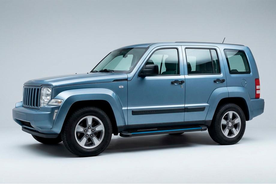 Jeep Cherokee/Liberty 2007–2013 Maya Blue sivuaskelmat (2 kpl, alumiini) Image