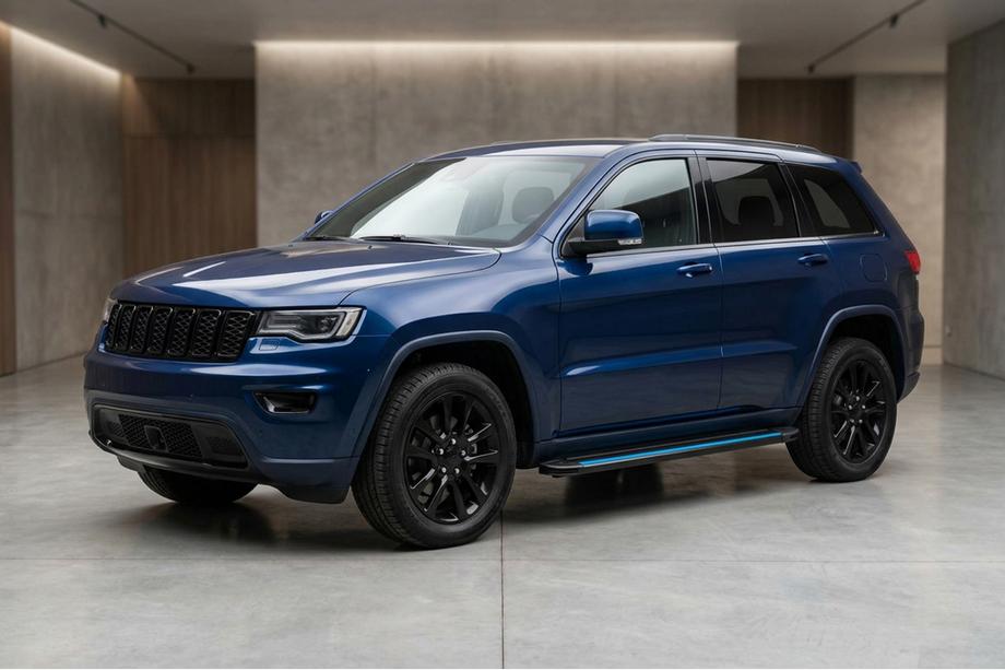 Jeep Grand Cherokee WK2 2010–2021 Maya Blue sivuaskelmat (2 kpl, alumiini) Image