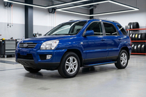 Kia Sportage 2004–2010 Maya Blue sivuaskelmat (2 kpl, alumiini) kuva 1