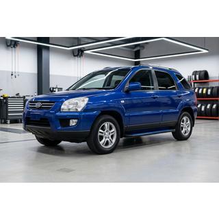 Maya Blue sivuaskelmat (2 kpl, alumiini) Kia Sportage 2004–2010 kuva 1