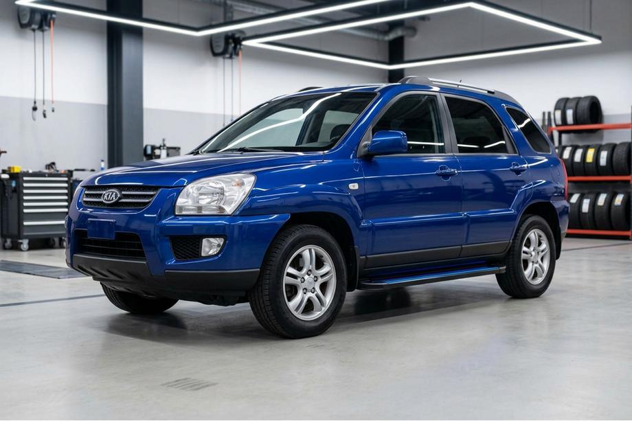 Kia Sportage 2004–2010 Maya Blue sivuaskelmat (2 kpl, alumiini) Image