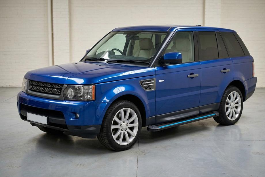 Range Rover Sport 2005–2013 Maya Blue sivuaskelmat (2 kpl, alumiini) Image