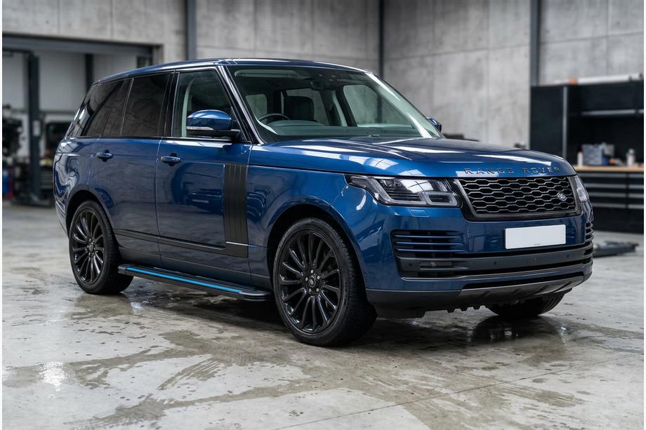 Range Rover IV L405 2013–2021 Maya Blue sivuaskelmat (2 kpl, alumiini) Image