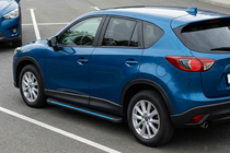 Mazda CX-5 2012–2017 Maya Blue sivuaskelmat (2 kpl, alumiini) kuva 2