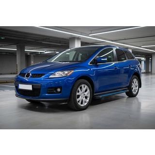 Maya Blue sivuaskelmat (2 kpl, alumiini) Mazda CX-7 2006–2012 kuva 1