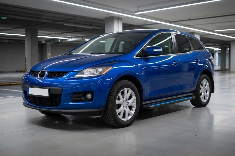 Mazda CX-7 2006–2012 Maya Blue sivuaskelmat (2 kpl, alumiini) Image