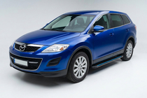 Mazda CX-9 2007–2016 Maya Blue sivuaskelmat (2 kpl, alumiini) kuva 1