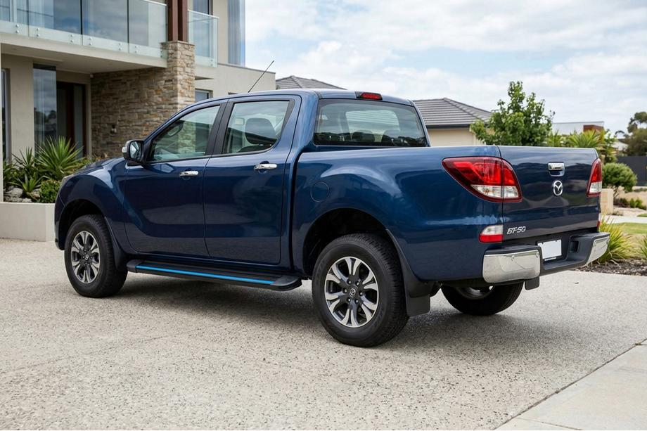 Mazda BT-50 2012– Maya Blue sivuaskelmat (2 kpl, alumiini) Image
