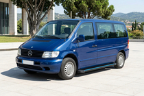 Mercedes Vito W638 1996–2003 Maya Blue sivuaskelmat (2 kpl, alumiini) kuva 1