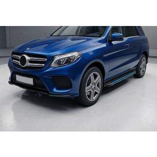Maya Blue sivuaskelmat (2 kpl, alumiini) kuva 1