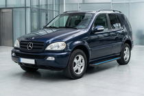 Mercedes ML W163 1997–2005 Maya Blue sivuaskelmat (2 kpl, alumiini) kuva 1