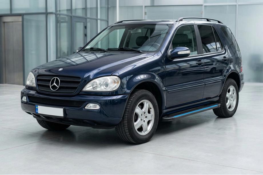 Mercedes ML W163 1997–2005 Maya Blue sivuaskelmat (2 kpl, alumiini) Image
