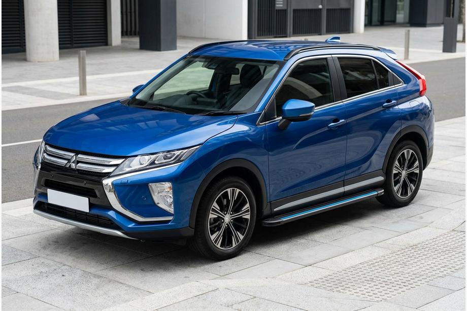 Mitsubishi Eclipse Cross 2017– Maya Blue sivuaskelmat (2 kpl, alumiini) Image