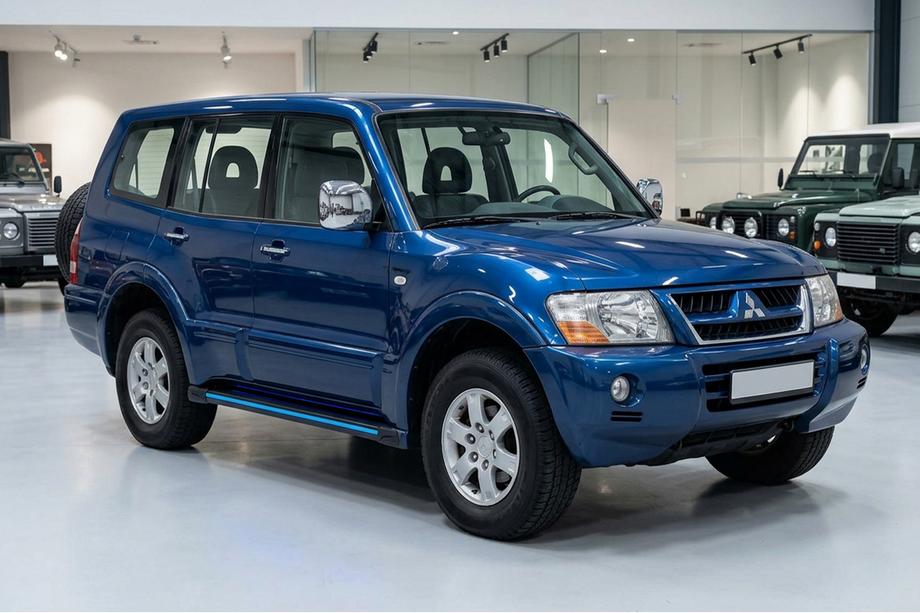 Mitsubishi Pajero Wagon III 1999–2006 Maya Blue sivuaskelmat (2 kpl, alumiini) Image