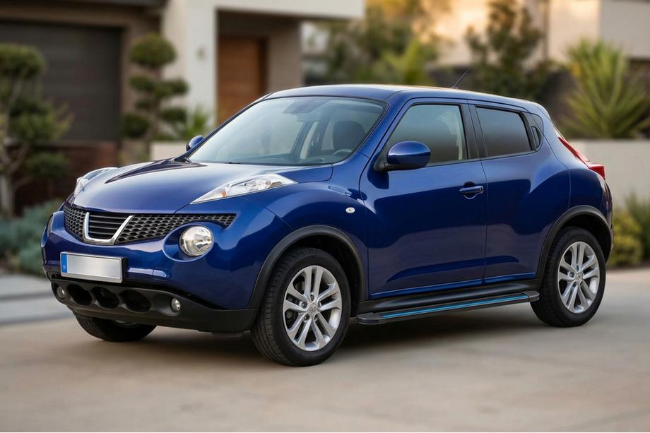 Nissan Juke 2010–2019 Maya Blue sivuaskelmat (2 kpl, alumiini) Image