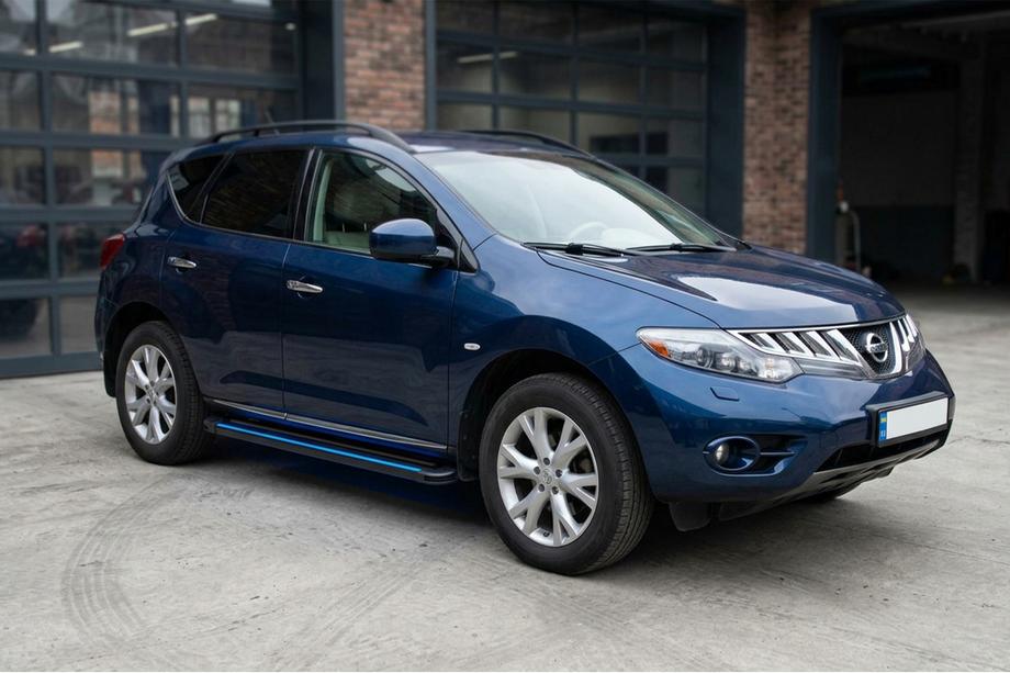 Nissan Murano 2008–2014 Maya Blue sivuaskelmat (2 kpl, alumiini) Image