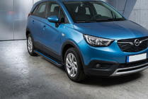 Opel Crossland X 2017–2024 Maya Blue sivuaskelmat (2 kpl, alumiini) kuva 1