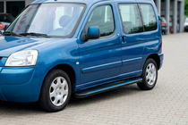 Peugeot Partner 1996–2008 Maya Blue sivuaskelmat (2 kpl, alumiini) kuva 1