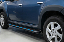 Renault Duster 2008–2017 Maya Blue sivuaskelmat (2 kpl, alumiini) kuva 1