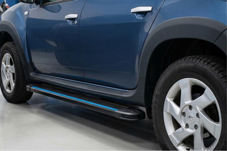 Renault Duster 2008–2017 Maya Blue sivuaskelmat (2 kpl, alumiini) Image