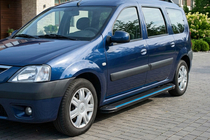 Renault Logan MCV 2005–2013 Maya Blue sivuaskelmat (2 kpl, alumiini) kuva 3