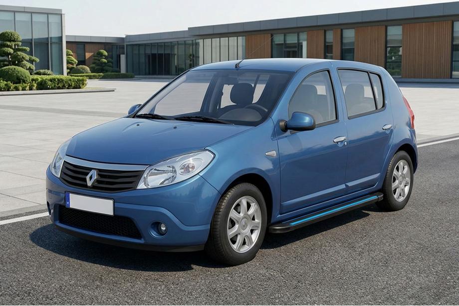 Renault Sandero 2007–2013 Maya Blue sivuaskelmat (2 kpl, alumiini) Image