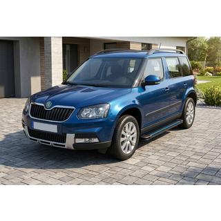 Maya Blue sivuaskelmat (2 kpl, alumiini) Skoda Yeti 2009–2017 kuva 1