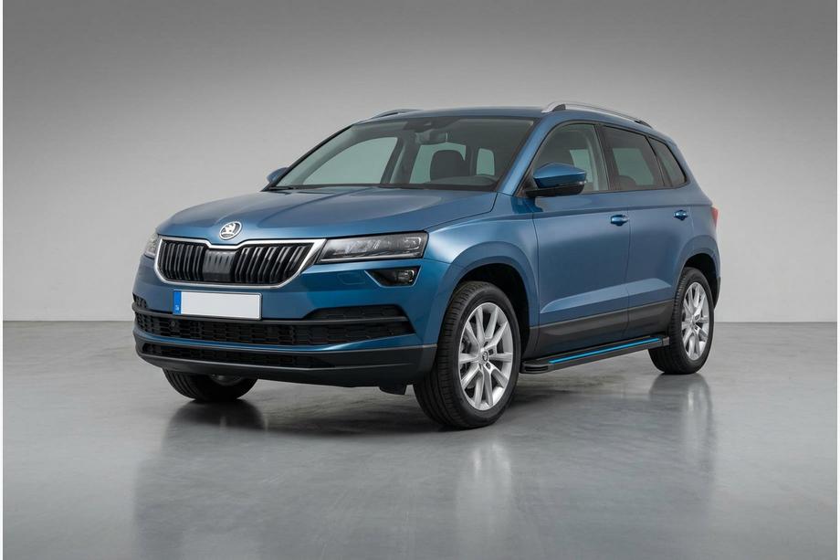 Skoda Karoq 2018– Maya Blue sivuaskelmat (2 kpl, alumiini) Image