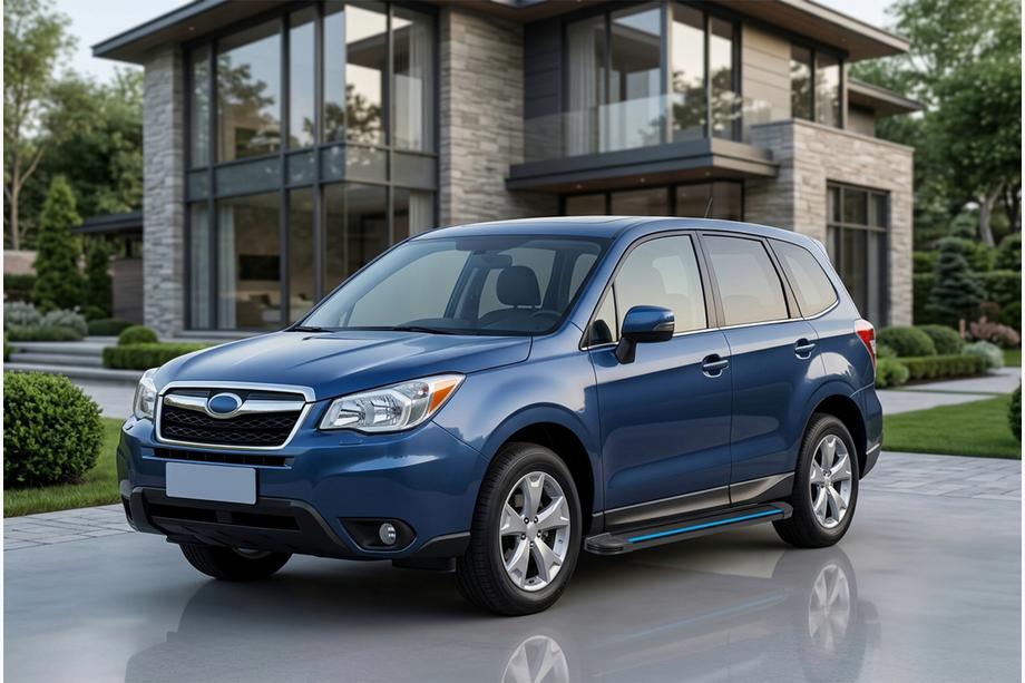 Subaru Forester 2013–2018 Maya Blue sivuaskelmat (2 kpl, alumiini) Image