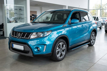 Suzuki Vitara 2015– Maya Blue sivuaskelmat (2 kpl, alumiini) kuva 1