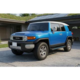 Maya Blue sivuaskelmat (2 kpl, alumiini) Toyota FJ Cruiser 2006–2022 kuva 1