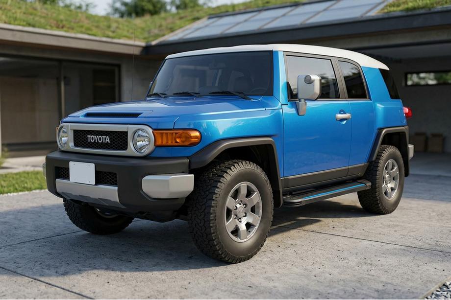 Toyota FJ Cruiser 2006–2022 Maya Blue sivuaskelmat (2 kpl, alumiini) Image