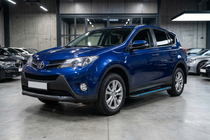 Toyota Rav 4 2013–2018 Maya Blue sivuaskelmat (2 kpl, alumiini) kuva 1