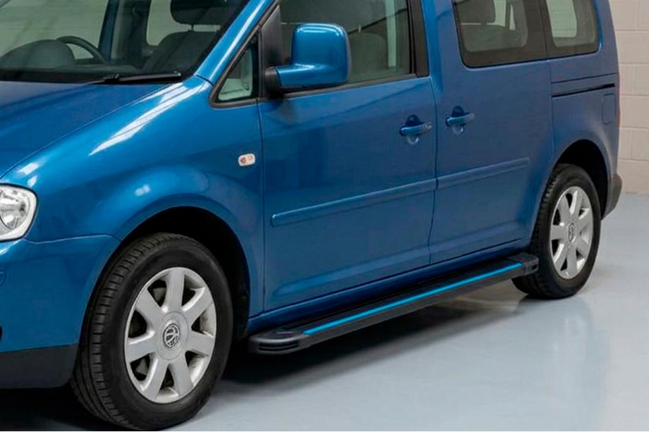 Volkswagen Caddy 2010–2015 Maya Blue sivuaskelmat (2 kpl, alumiini) Image