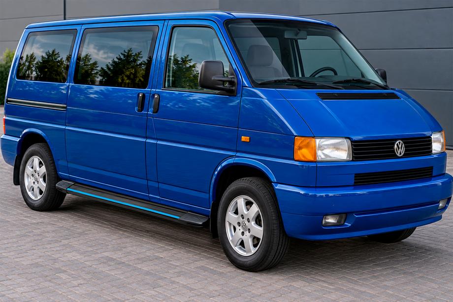 Volkswagen T4 Transporter 1990–2003 Maya Blue sivuaskelmat (2 kpl, alumiini) Image