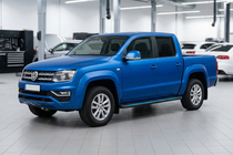 Volkswagen Amarok 2010–2022 Sivuporrassarja Maya Blue-Black (2 kpl, alumiini) kuva 1