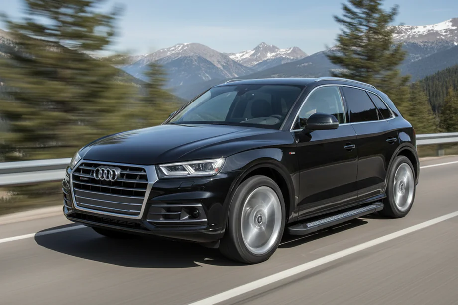 Audi Q5 2017–2025 Sivuporrastangot Vision New Black (2 kpl, alumiini) Image