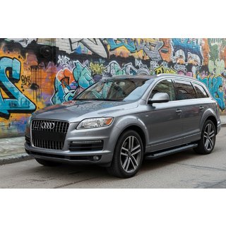 Sivuastinlaudat New Vision Black (2 kpl, alumiini) Audi Q7 2005–2015 kuva 1