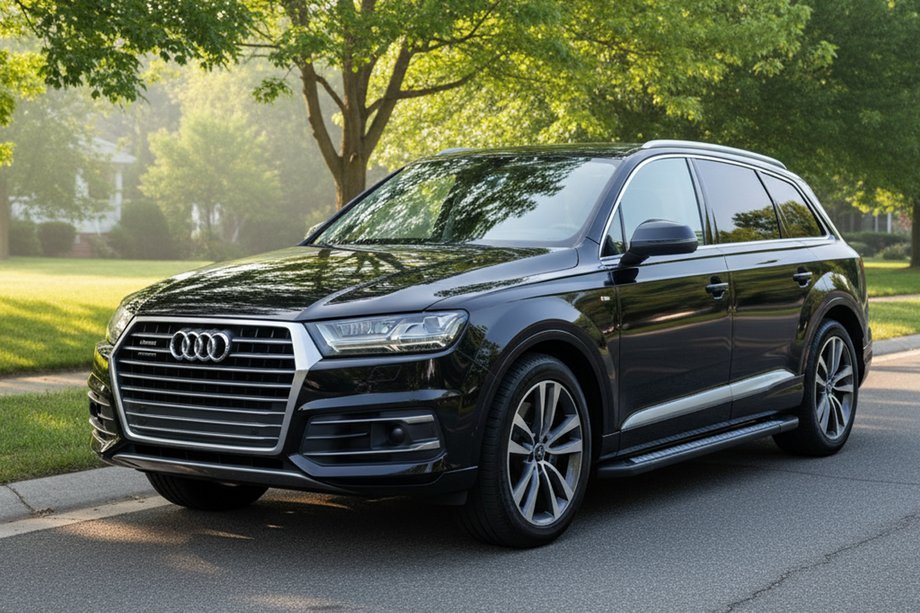 Audi Q7 2015–2026 Sivuastinlaudat New Vision Black (2 kpl, alumiini) Image