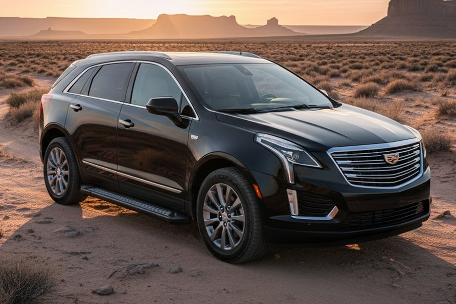 Cadillac XT5 2016– Sivuastinlaudat New Vision Black (2 kpl, alumiini) Image