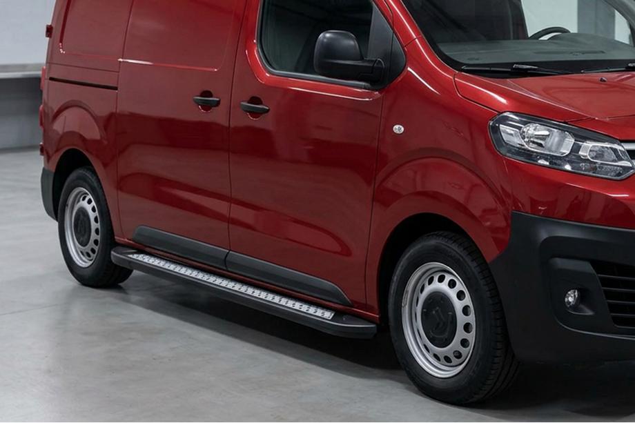 Citroen Jumpy/Dispatch 2017– Sivuporrastangot Vision New Black (2 kpl, alumiini) Image