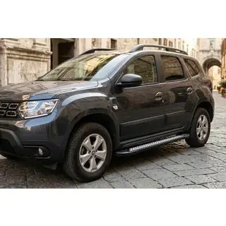 Sivuastinlaudat New Vision Black (2 kpl, alumiini) Dacia Duster 2018–2024 kuva 1