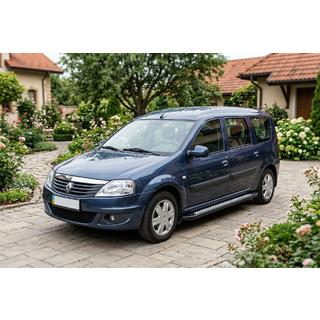 Sivuastinlaudat New Vision Black (2 kpl, alumiini) Dacia Logan MCV 2004–2014 kuva 1
