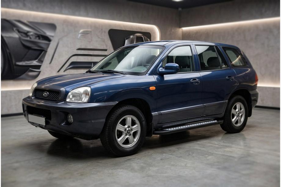 Hyundai Santa Fe 1 2000–2006 Sivuastinlaudat New Vision Black (2 kpl, alumiini) Kuva 1