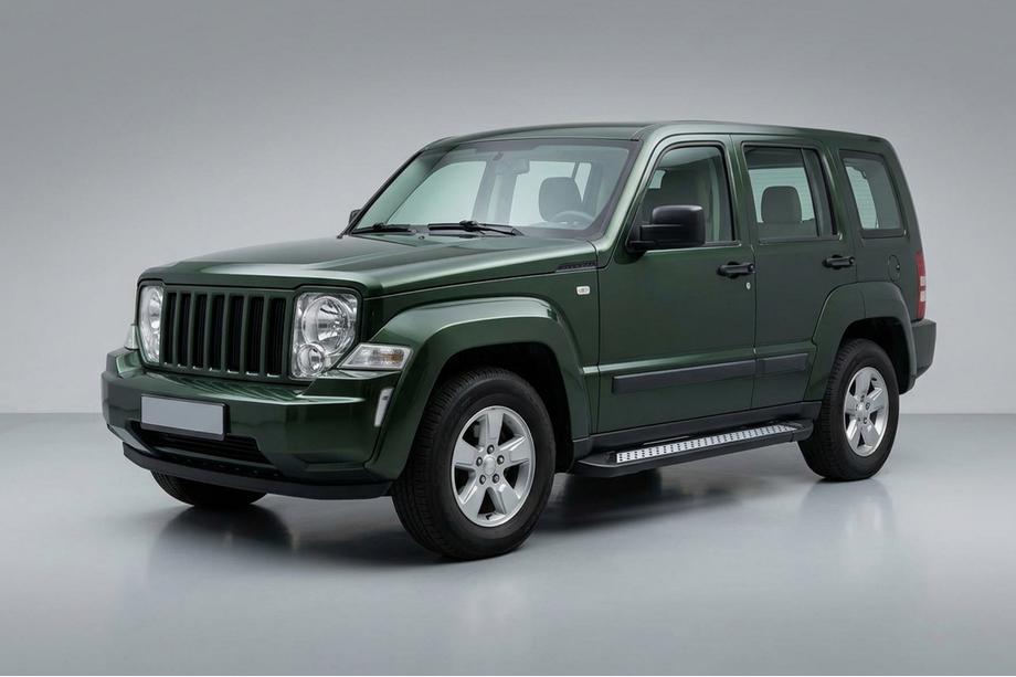 Jeep Cherokee/Liberty 2007–2013 Sivuporrastangot Vision New Black (2 kpl, alumiini) Image