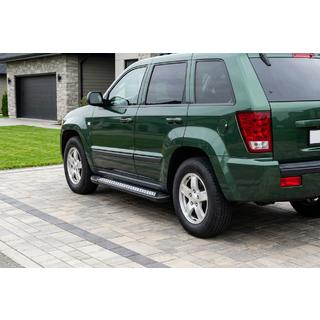 Sivuastinlaudat New Vision Black (2 kpl, alumiini) Jeep Grand Cherokee WK 2004–2010 kuva 1